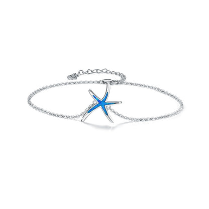 Opal Starfish Anklet Bracelet