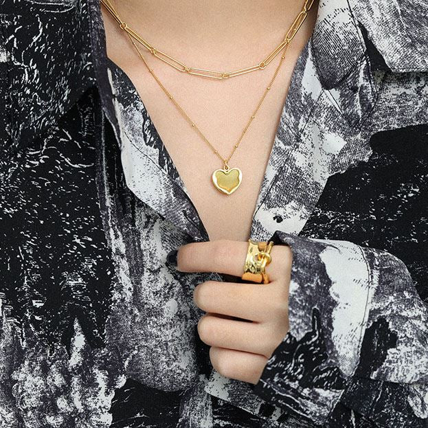 Big Heart Love Necklace