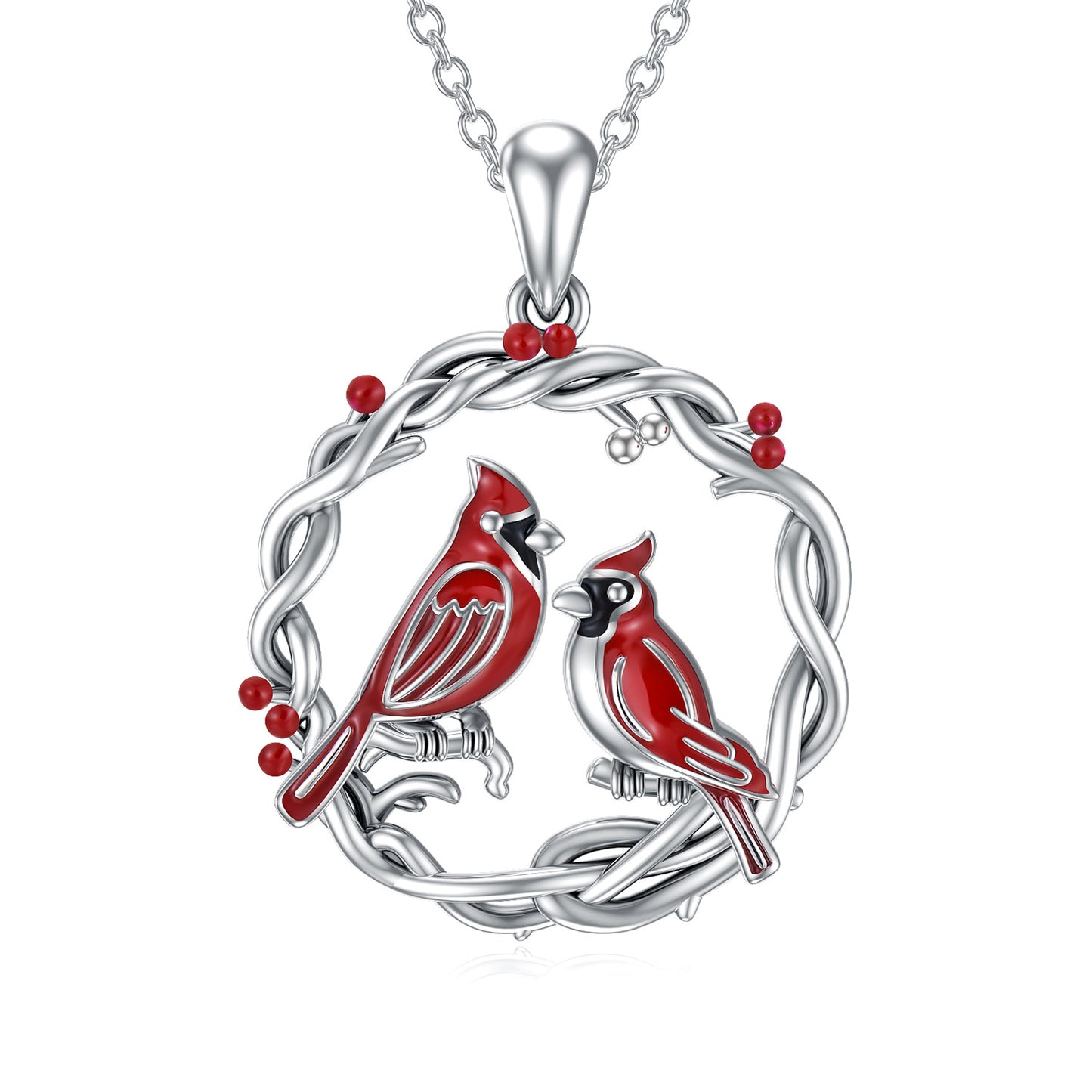 Cardinal Tree Of Life Necklace